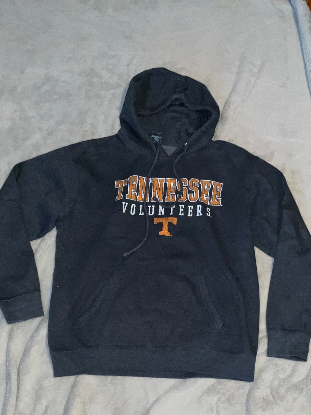 Agenda Tennessee Volunteers Black Hoodie with Orange Logo